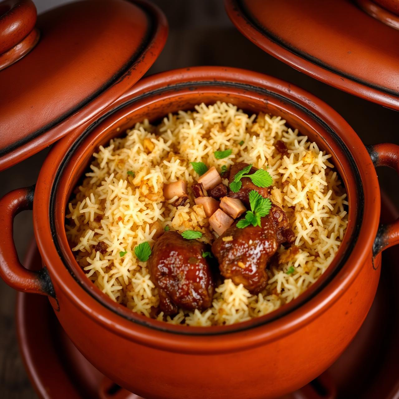 Pot Biryani at Raju's Kitchen